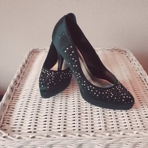 White House Black Market Matilda Black Heels - 8.5